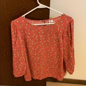 Great spring top with embellished sleeves!